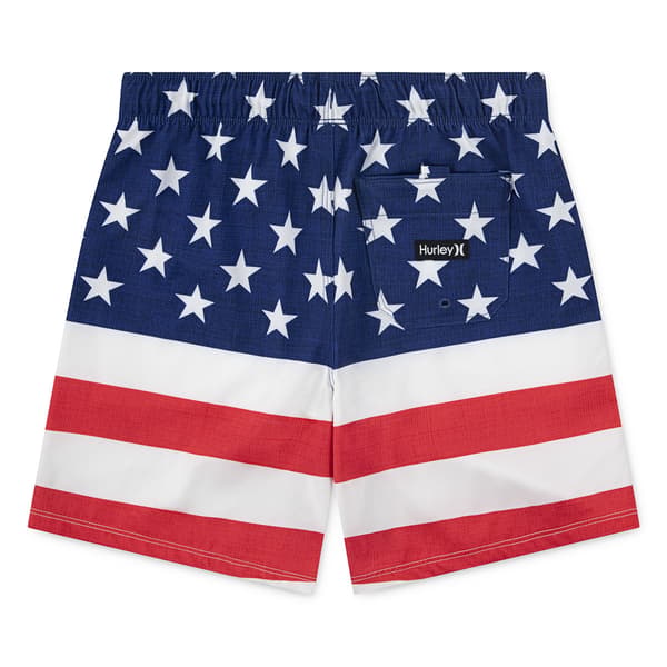 Boys (8-20) Hurley Americana Pull On Swim Trunks