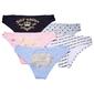 Juniors Juicy Couture 5pk. Cheeky Bikini Panties JC7788-5PKAO - image 1