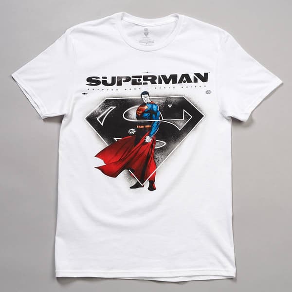 Young Mens Superman Short Sleeve Graphic Tee