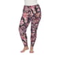 Plus Size White Mark Purple & Fuchsia Paisley Printed Leggings - image 2