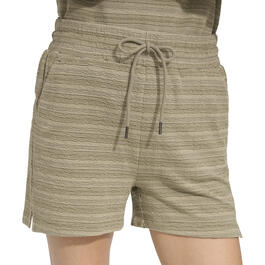 Womens Andrew Marc Sport Heritage Stripe Pull On Shorts