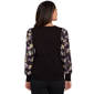 Petite Emaline Deerfield Long Floral Sleeve Two in One Sweater - image 2