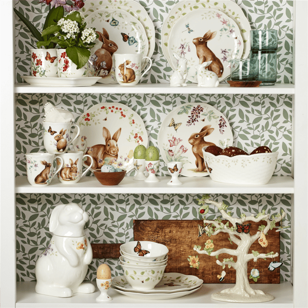 Lenox® Butterfly Meadow® Bunny Accent Plates - Set of 4