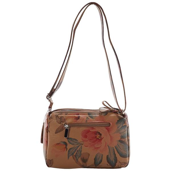 MultiSac Meyer Double Entry Shadowbrook Floral Exterior Crossbody