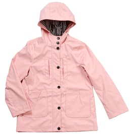 Girls &#40;7-16&#41; Urban Republic Matte Patch Polyurethane Rain Jacket