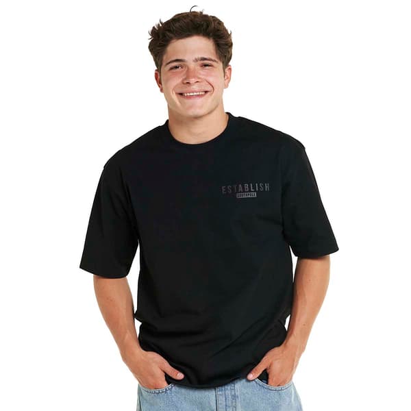 Young Mens Southpole Establish Relaxed Fit Tee - image 