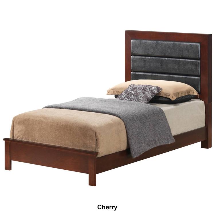 Passion Furniture Burlington Upholstered Bed Frame - Twin