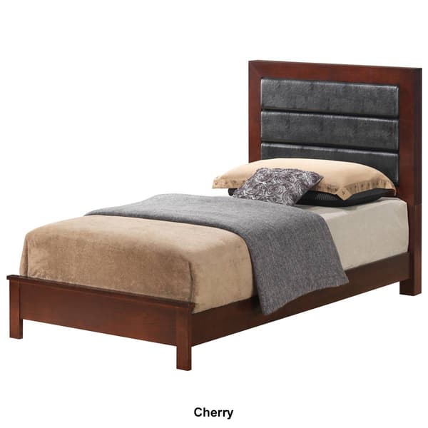Passion Furniture Burlington Upholstered Bed Frame - Twin