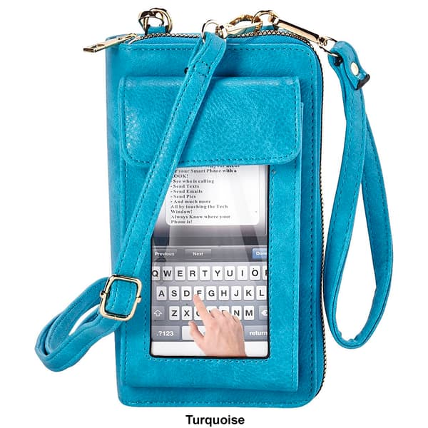 Womens DS Fashion NY N/S Wallet on a String w/ Tech Window