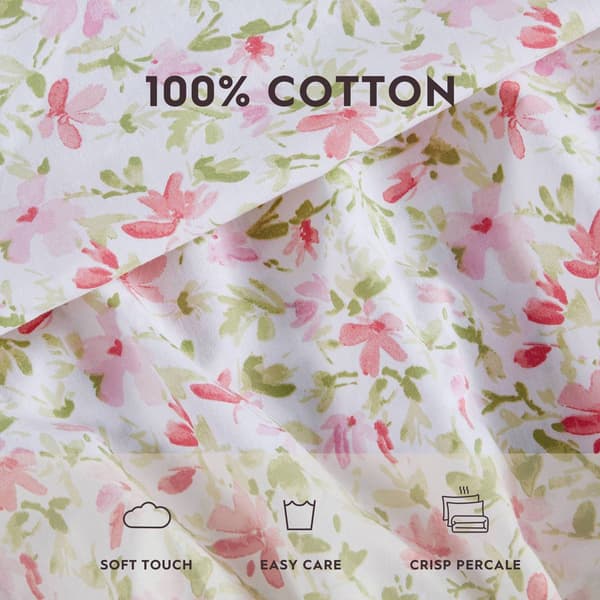 Laura Ashley Norella 100% Cotton Floral Sheet Set