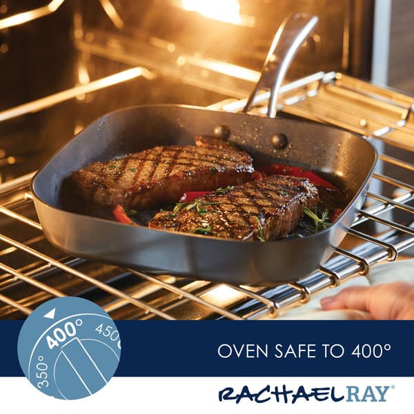 Rachael Ray Cook + Create 11in. Nonstick Deep Grill Pan