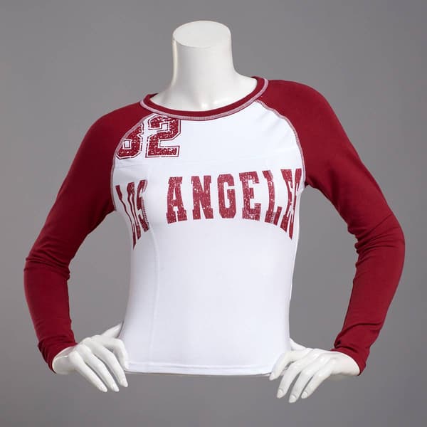 Juniors Madden Girl West Coast Graphic Baseball Tee