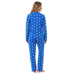 Womens Pillow Talk Long Sleeve Winter Penguin Pajama Set
