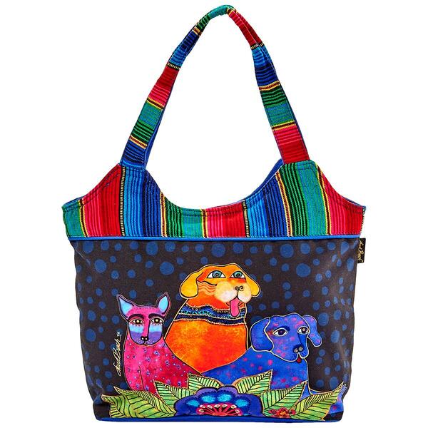 Laurel Burch Dogs Amigos Scoop Tote - image 