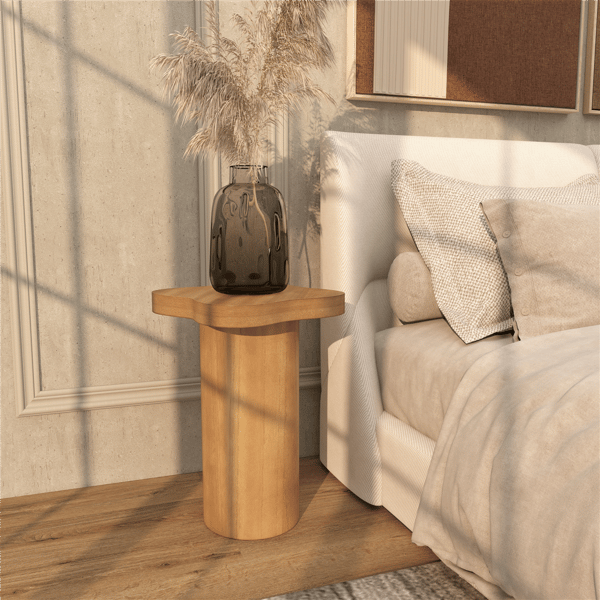 9th & Pike® Modern Brown Wood Accent Table