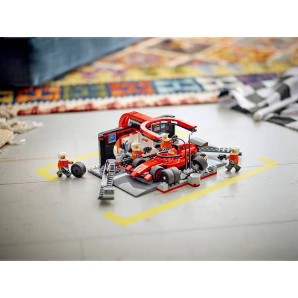LEGO® CITY F1® Pit Stop & Pit Crew with Ferrari Car Building Kit