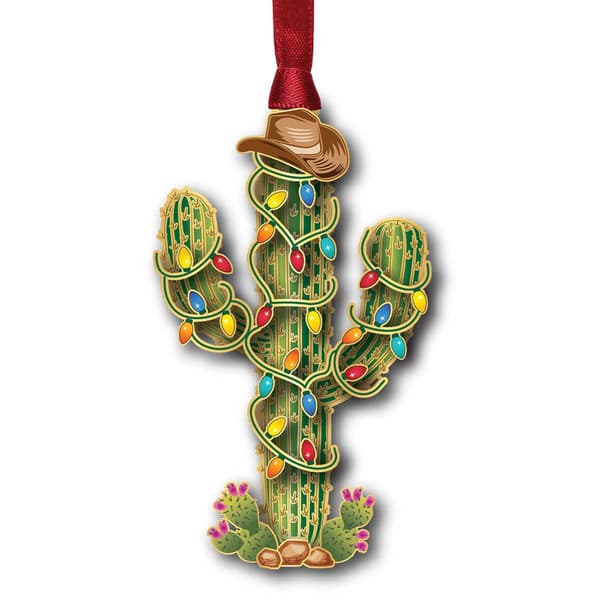 Beacon Design Cowboy Cactus Ornament - image 