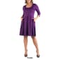 Plus Size 24/7 Comfort Apparel Elbow Sleeve Pocket Shift Dress - image 11