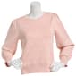 Womens Adrianan Papell Long Sleeve Dot Crew Neck Sweater - image 1