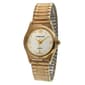 Womens TIMETECH 14kt. Gold Plated Stretch Bracelet Watch - 2682L - image 1