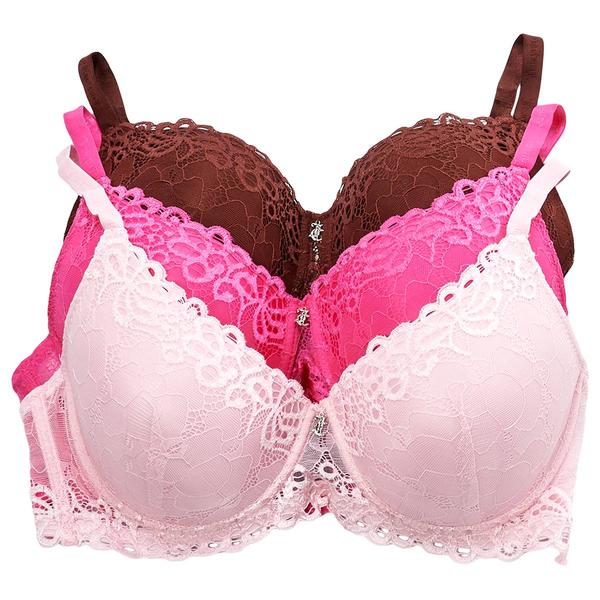 Juniors Juicy Couture 3pk. Push Up Bras with Charm - JC4162-3PKBV - image 
