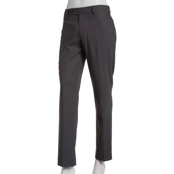Mens Van Heusen&#40;R&#41; Comfort Performance Suit Pants - Black/Grey