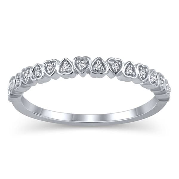 Endless Affection&#40;tm&#41; 10kt. White Gold Heart Shaped Ring - image 