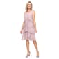 Petite SLNY Sleeveless Shimmer Tier Dress - image 1