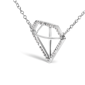 Haus of Brilliance Lab Grown Diamond Shaped Pendant Necklace - image 3