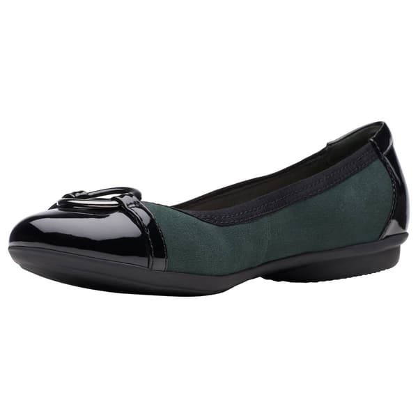 Womens Clarks&#174; Gracelin Wind Suede Comfort Ballet Flats