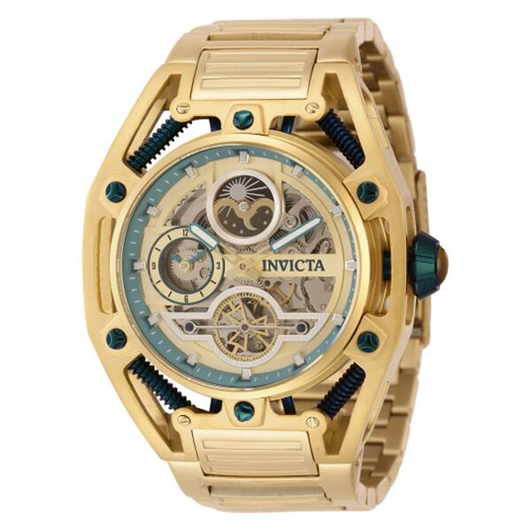 Mens Invicta S1 Rally 52mm Z2031 Automatic Gold Watch - 42136 - image 