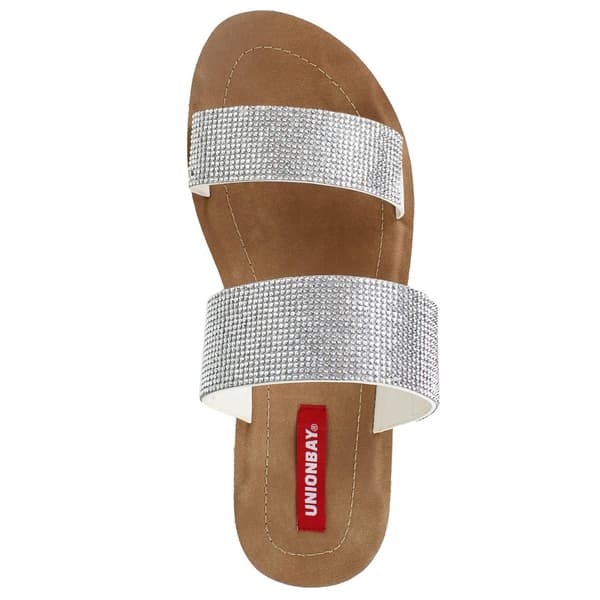 Womens UNIONBAY&#174; Sierra Rhinestone Slide Sandals