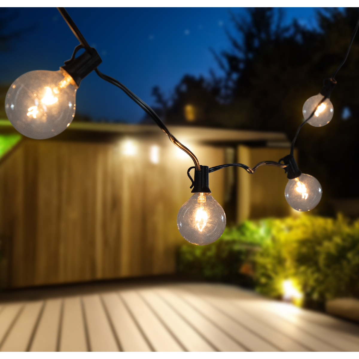 Northlight 9ft. ClearG50 Globe Christmas Light Set