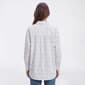 Womens LANDS’ END® Floral Stripe Point Collar Button Down - image 2