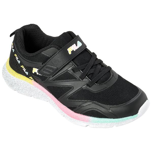 Kids Fila Galaxia 5 Strap Athletic Sneakers - image 