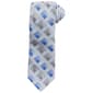 Mens Arrow Textured Spaced Geometric Tie - image 1