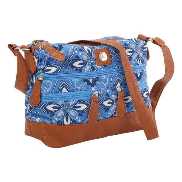 Stone Mountain Quilted Printed Irene Hobo - Denim