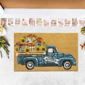 VCNY Home Sunflower Truck Outdoor Coir Doormat - image 2
