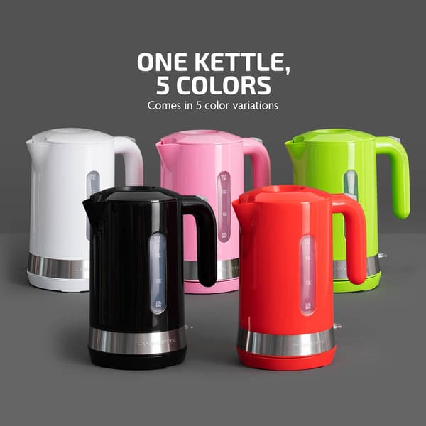 Ovente 1.8 Liter Electric Kettle w/ ProntoFill™ Lid - Black