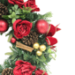 Puleo International Pre-Lit Red Adorned Christmas Wreath - image 5