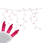 Northlight 3.5ft. 100ct. Pink Mini Icicle Christmas Lights - image 1