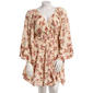 Juniors Angie Bell Sleeve Horse Print A-Line Dress - image 2