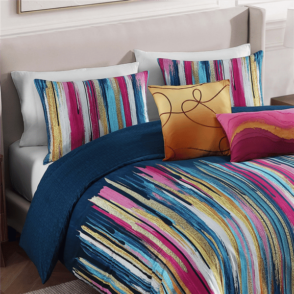 Bebejan® Modern Palette 100% Cotton Sateen 5pc. Comforter Set