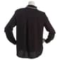 Womens Adrianna Papell Long Sleeve Rhinestone Button Front Blouse - image 3