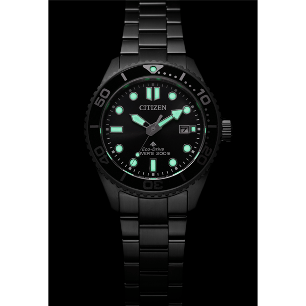 Mens Citizen® Eco-Drive Promaster Black Dial Watch - BN0261-51E