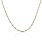 Gianni Argento 20in. Two-Tone Twist Herringbone Chain Necklace - image 1