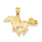 Gold Classics&#40;tm&#41; 14kt. Polished Horse Pendant - image 1