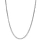 Sterling Silver Round Box Chain Necklace - image 1