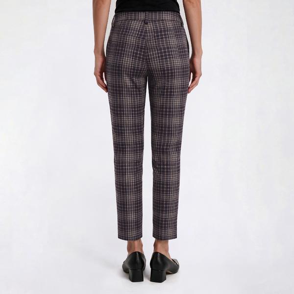 Womens Nautica Mid Rise Skinny Plaid Trouser