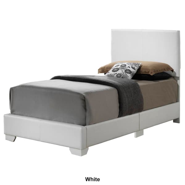 Passion Furniture Aaron Panel Bed Frame - Twin